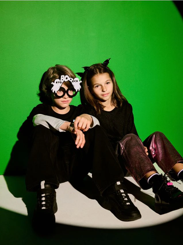 Reserved - Imprezowe okulary Halloween - czarny