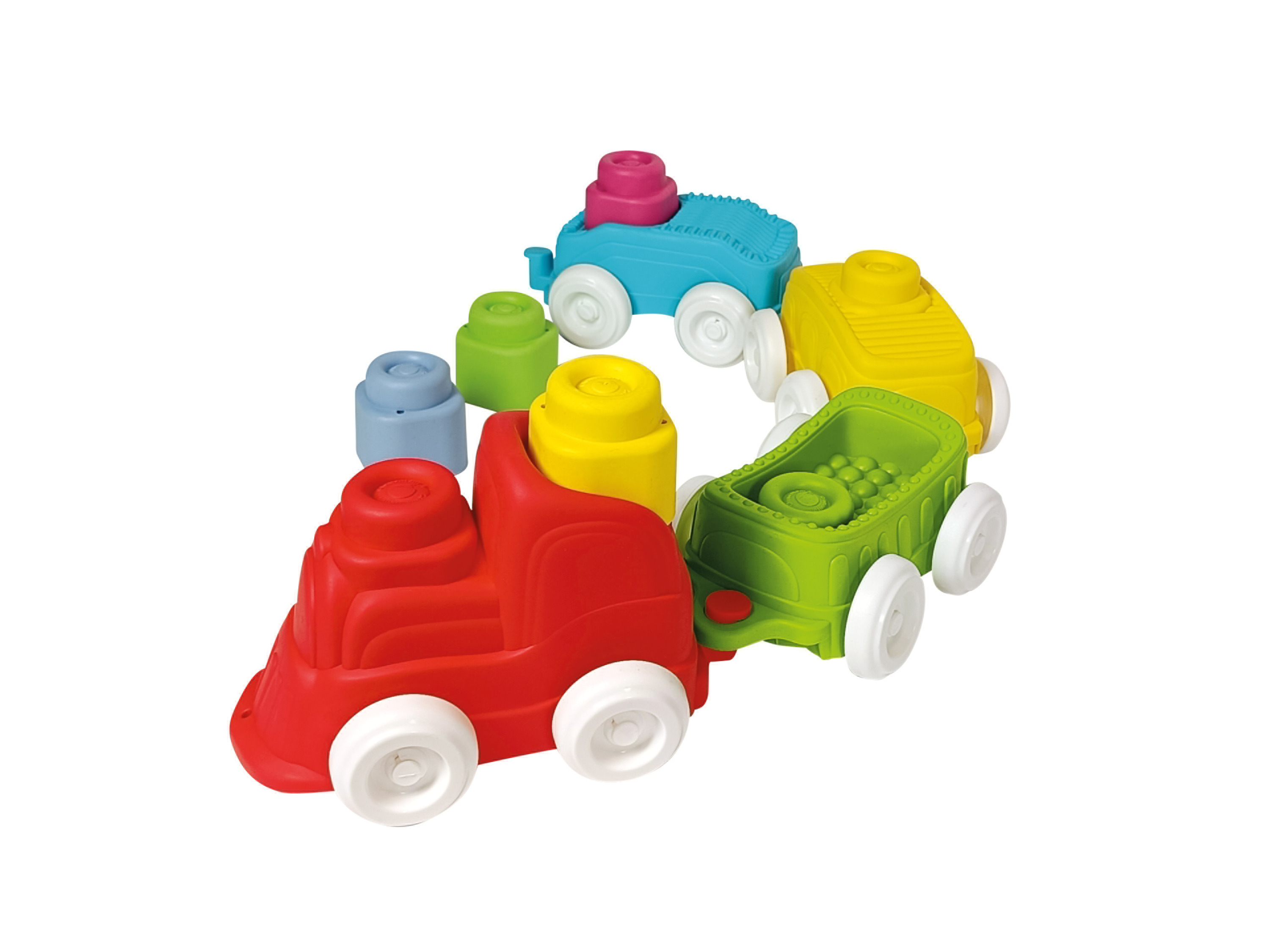 Clementoni Zestaw do zabawy z klockami Clemmy (Sensory Train)