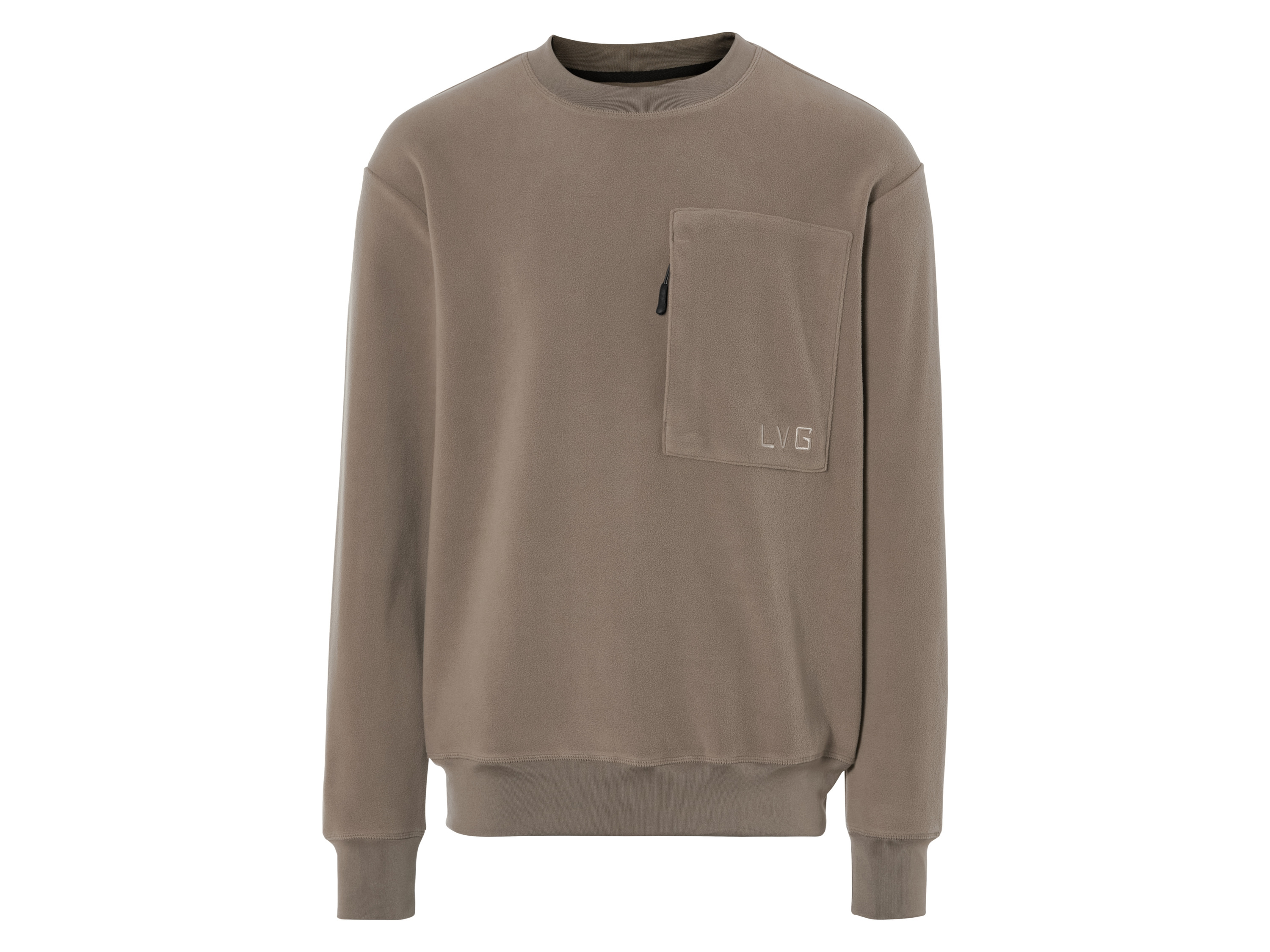 LIVERGY® Bluza męska polarowa (L(52/54), Brązowy) miniaturka