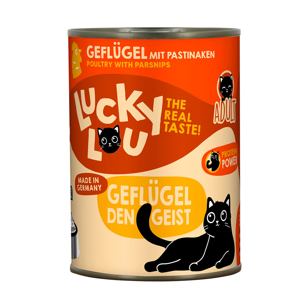Korzystny pakiet Lucky Lou Adult, 24 x 400 g - Drób