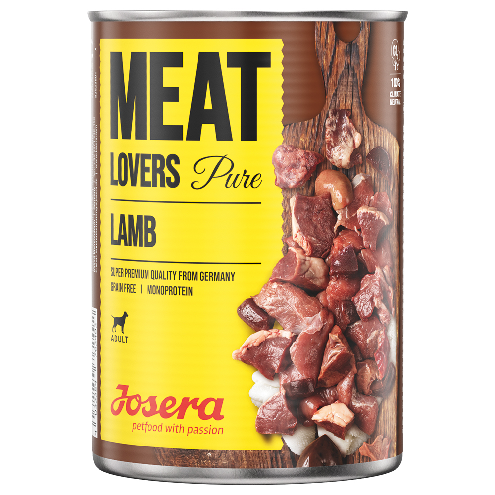 Korzystny pakiet Josera Meatlovers Pure, 12 x 800 g -  Jagnięcina (stara szata graficzna)