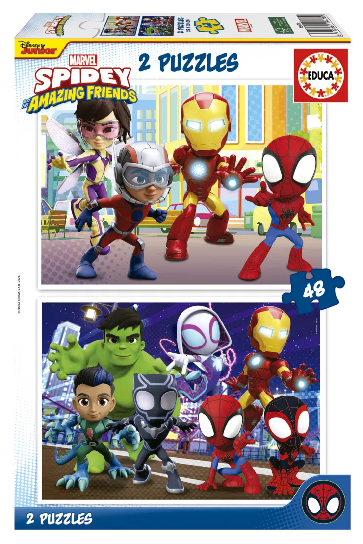 Puzzle 2x48 el. Spidey i Super-Kumple