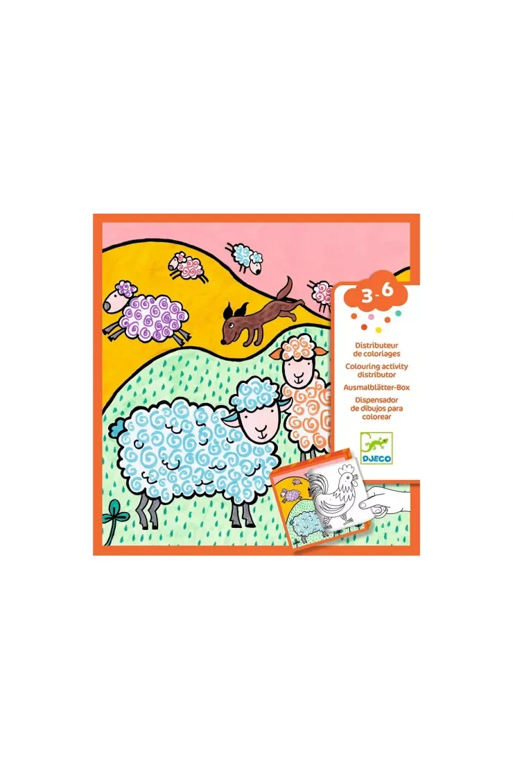 Kolorowanki z grami Farma DJ00050