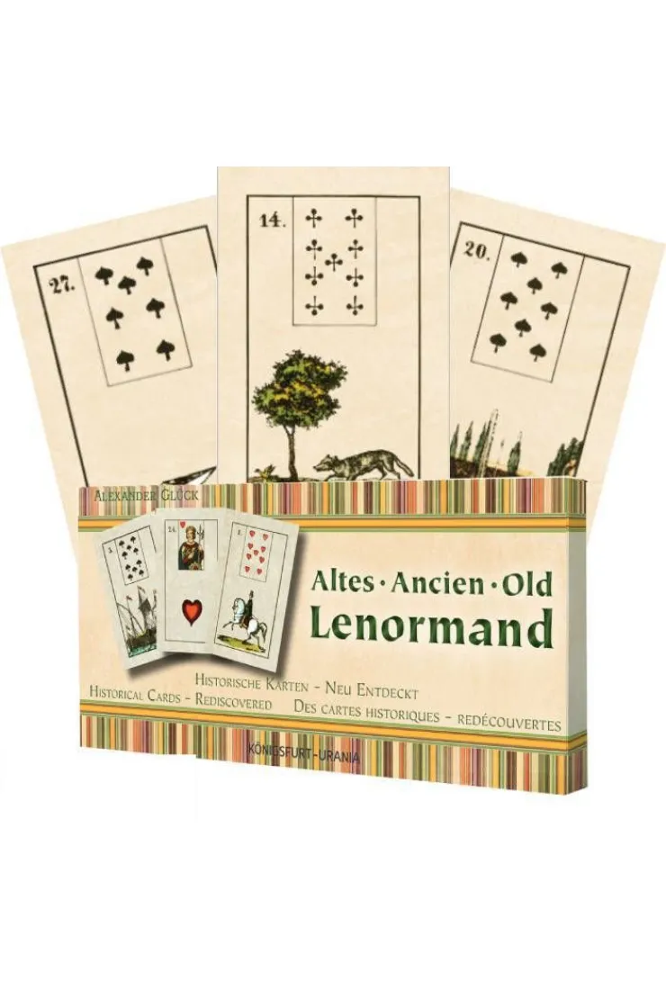 Old Lenormand, karty do wróżenia, pudełko