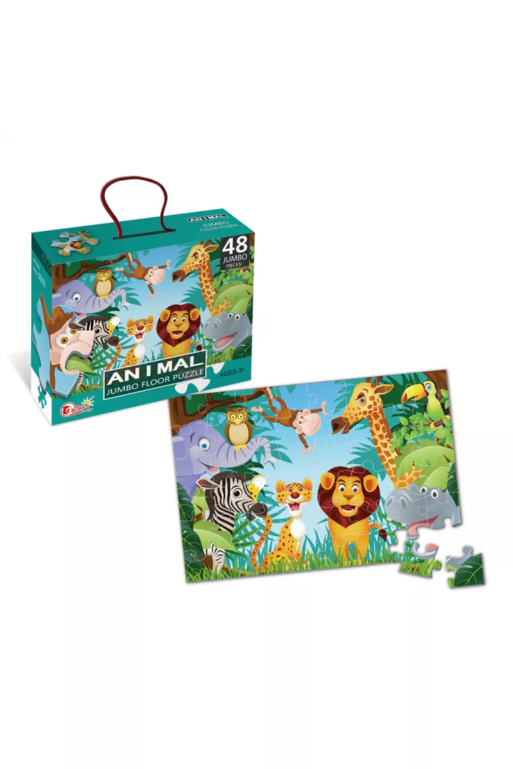 Puzzle 48 el. Jumbo dżungla