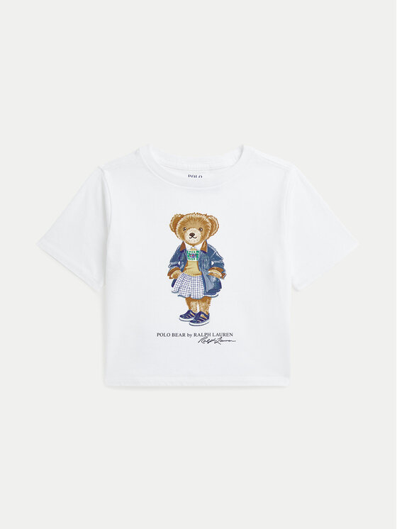 Polo Ralph Lauren T-Shirt 313965155001 Biały Boxy Fit
