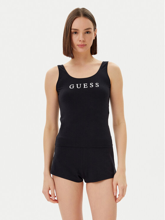 Guess Piżama O5GX13 KBBU1 Czarny Regular Fit