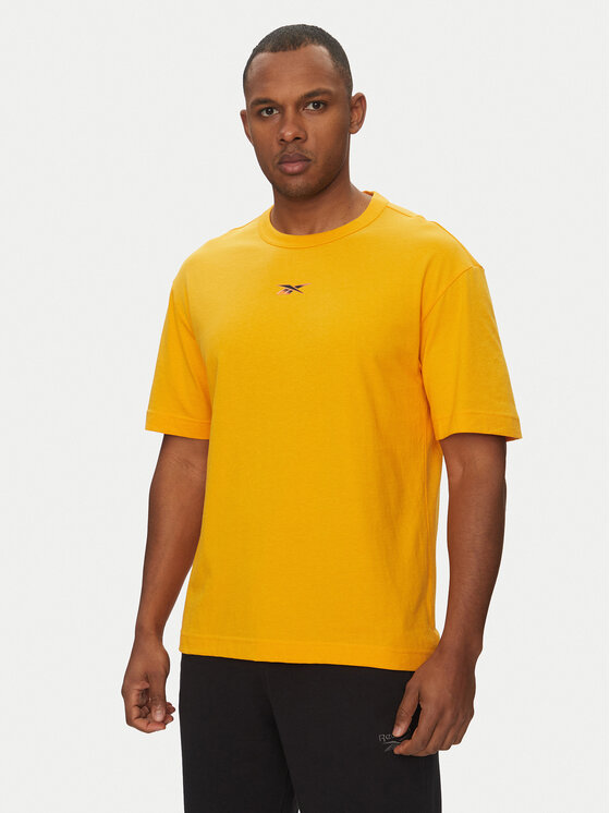Reebok T-Shirt 100214894 Pomarańczowy Regular Fit