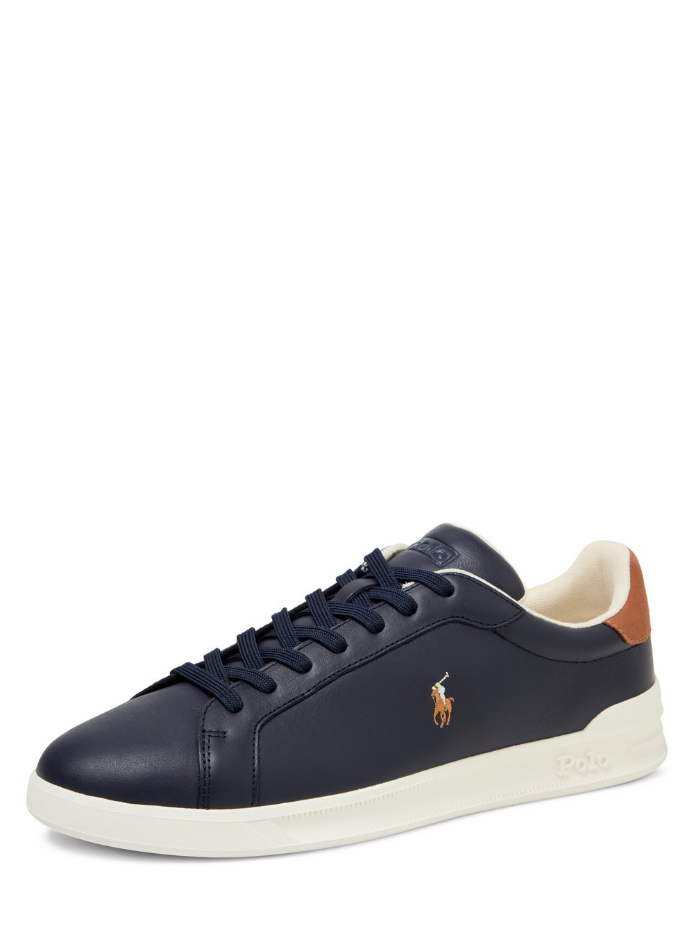 Polo Ralph Lauren Męskie skórzane buty sportowe Mężczyźni skóra niebieski, 44