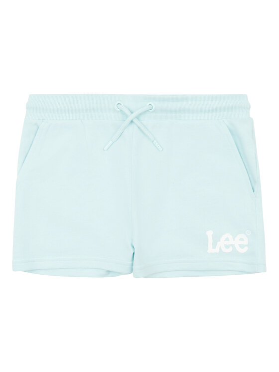 Lee Szorty sportowe Wobbly Graphic LEG5092 Niebieski Regular Fit