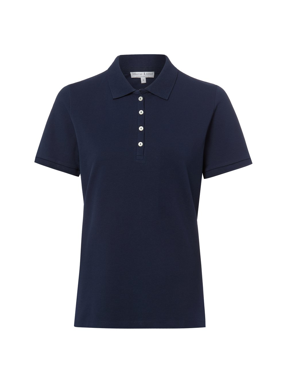 Marie Lund Damska koszulka polo Kobiety Bawełna niebieski, XS
