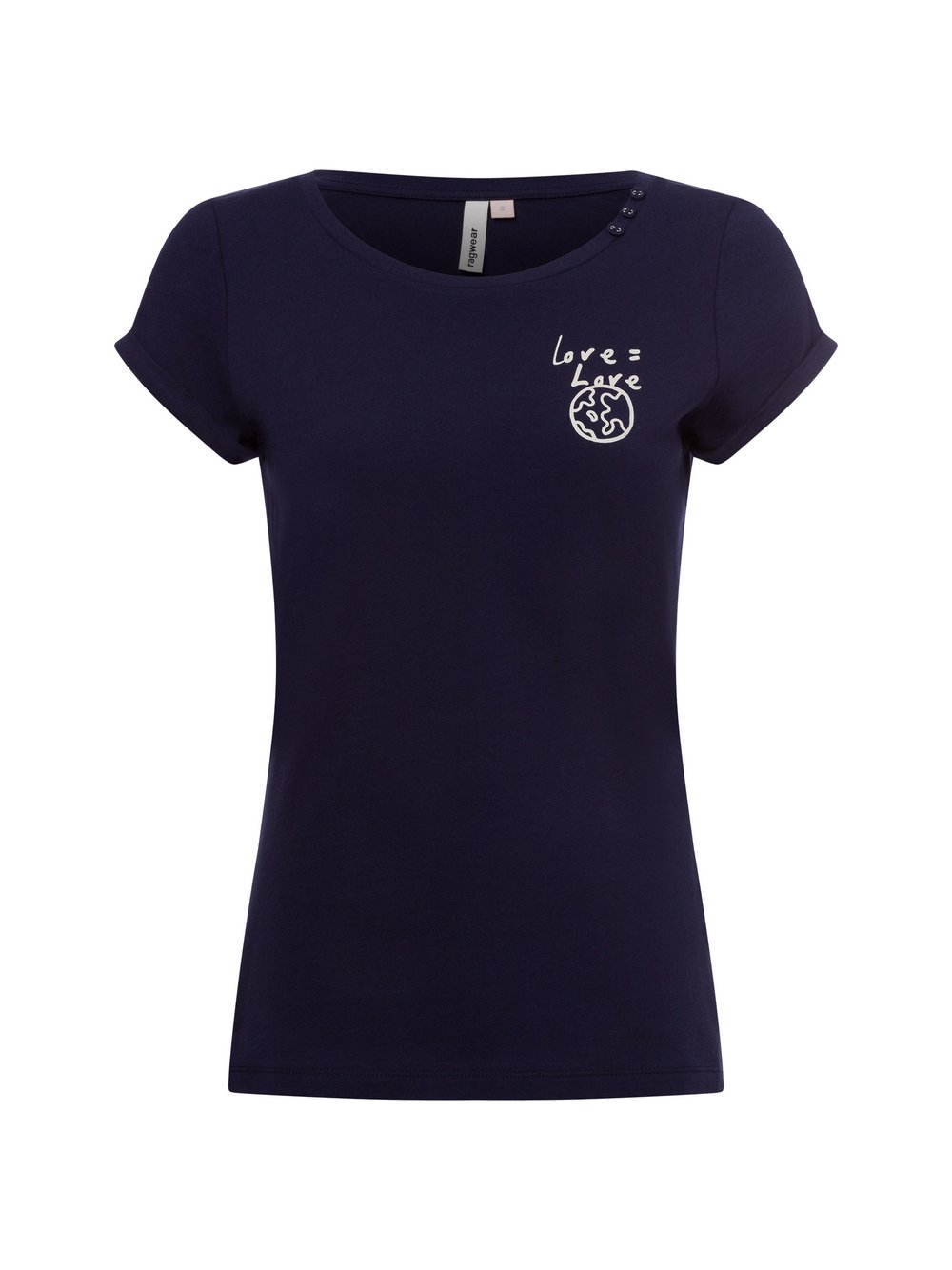 Ragwear Koszulka damska - Fllorah Kobiety Bawełna niebieski, XS