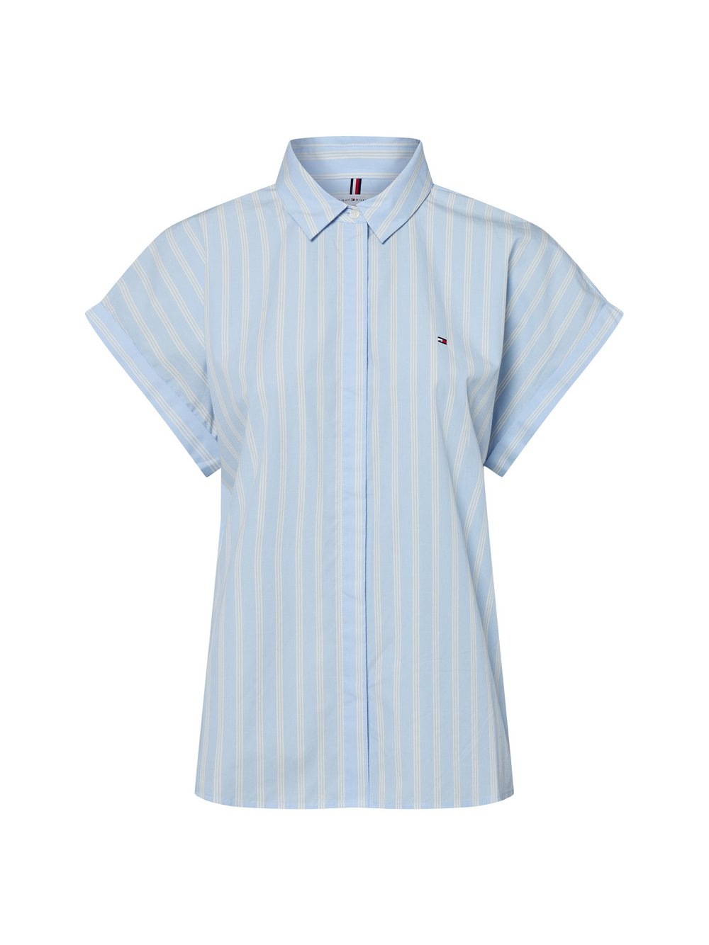 Tommy Hilfiger Bluzka damska Kobiety Bawełna niebieski, 34
