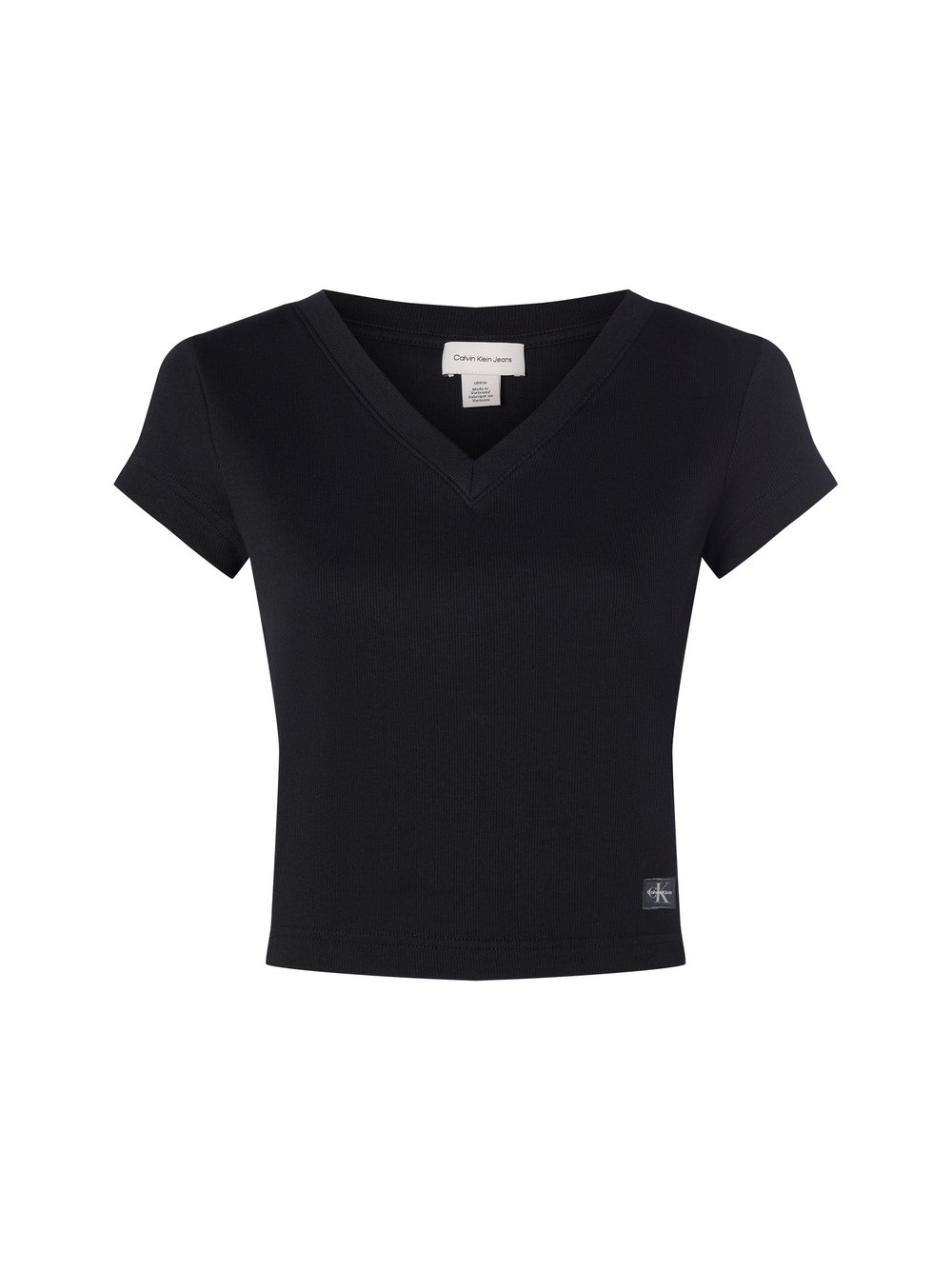 Calvin Klein Jeans Koszulka damska Kobiety Bawełna czarny, XS