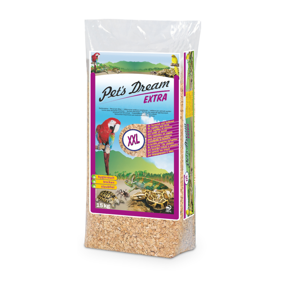 Pet's Dream Extra XXL, ściółka z drewna bukowego - 15 kg miniaturka