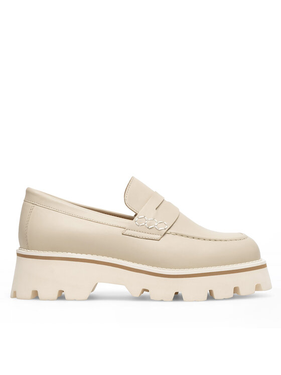 Badura Loafersy GISELLE-24SS202 Beżowy