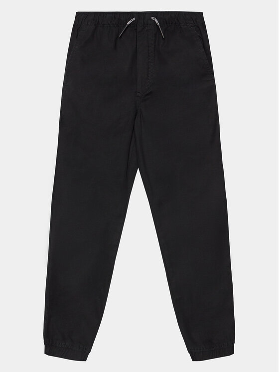 Gap Spodnie materiałowe 707988-04 Czarny Regular Fit