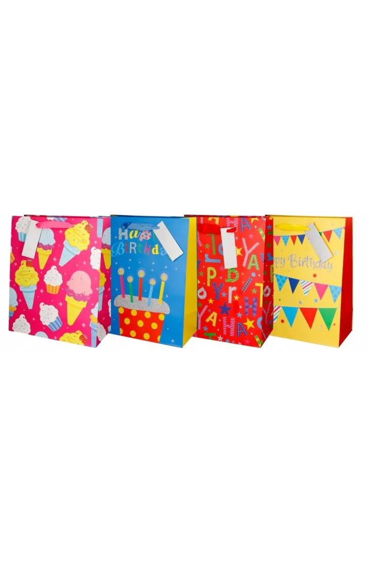 Torba ozdobna 18x26cm Happy Birthday
