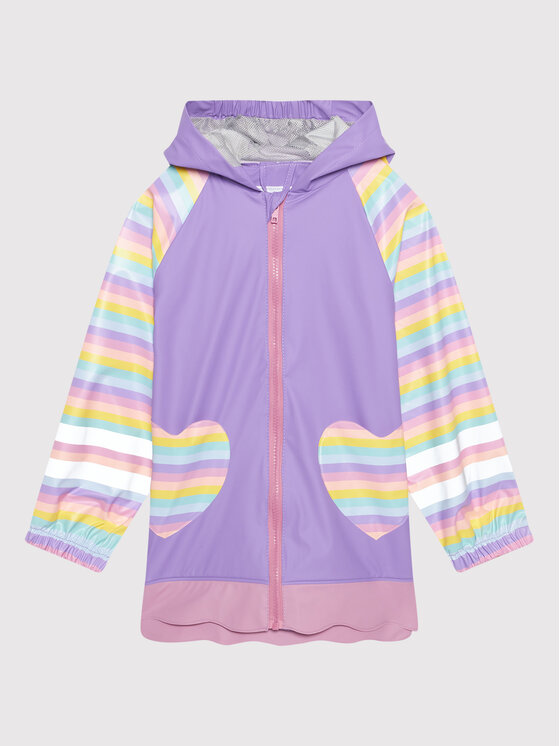 Playshoes Kurtka przeciwdeszczowa 408406 M Fioletowy Regular Fit