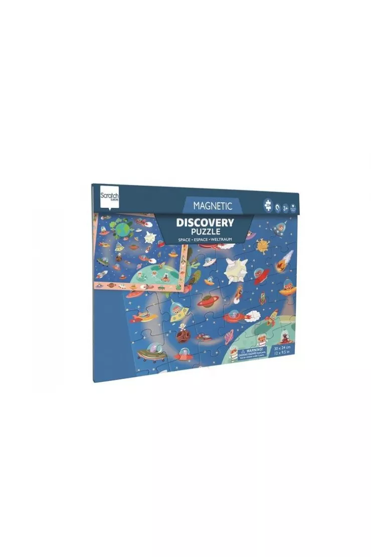 Puzzle magnetyczne i gra 2w1 Kosmos