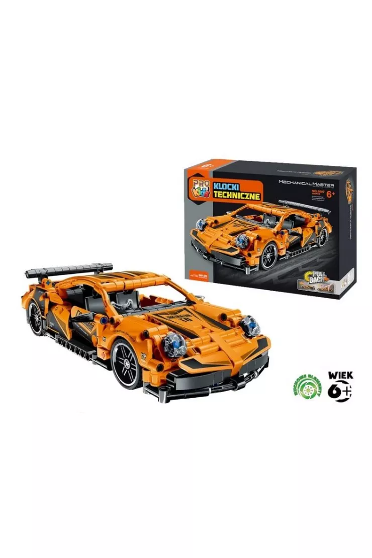  Klocki techniczne PRO Kids Super car pomarańczowy