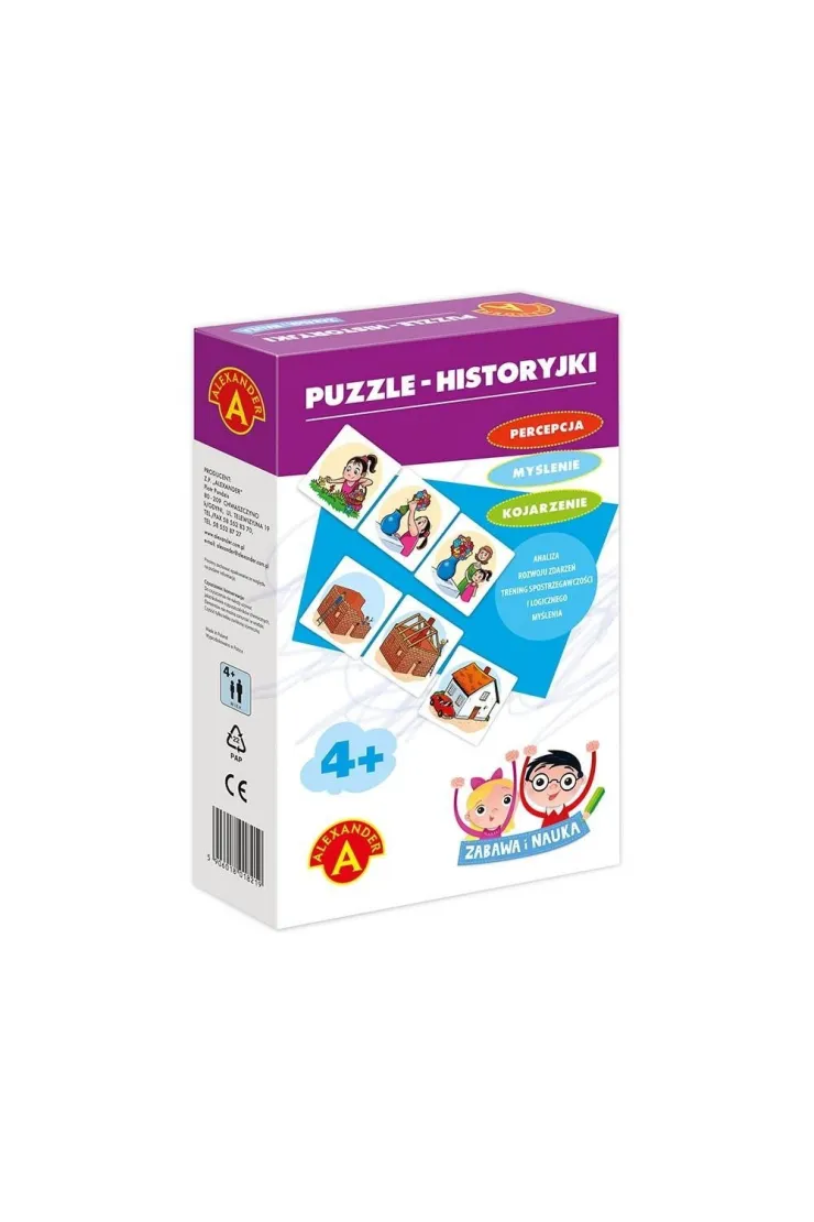 Puzzle 10x3 el. Zabawa i nauka. Historyjki