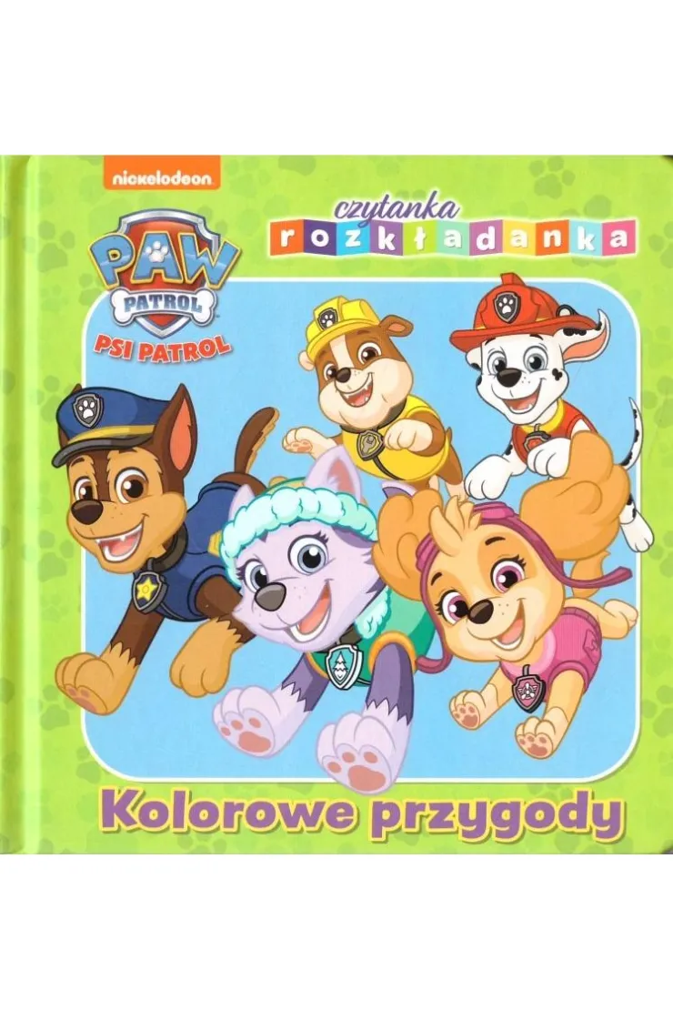 Kolorowe przygody. Psi Patrol. Czytanka rozkładanka