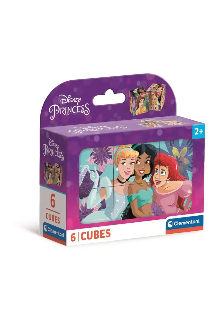  Klocki obrotowe 6 el. Princess