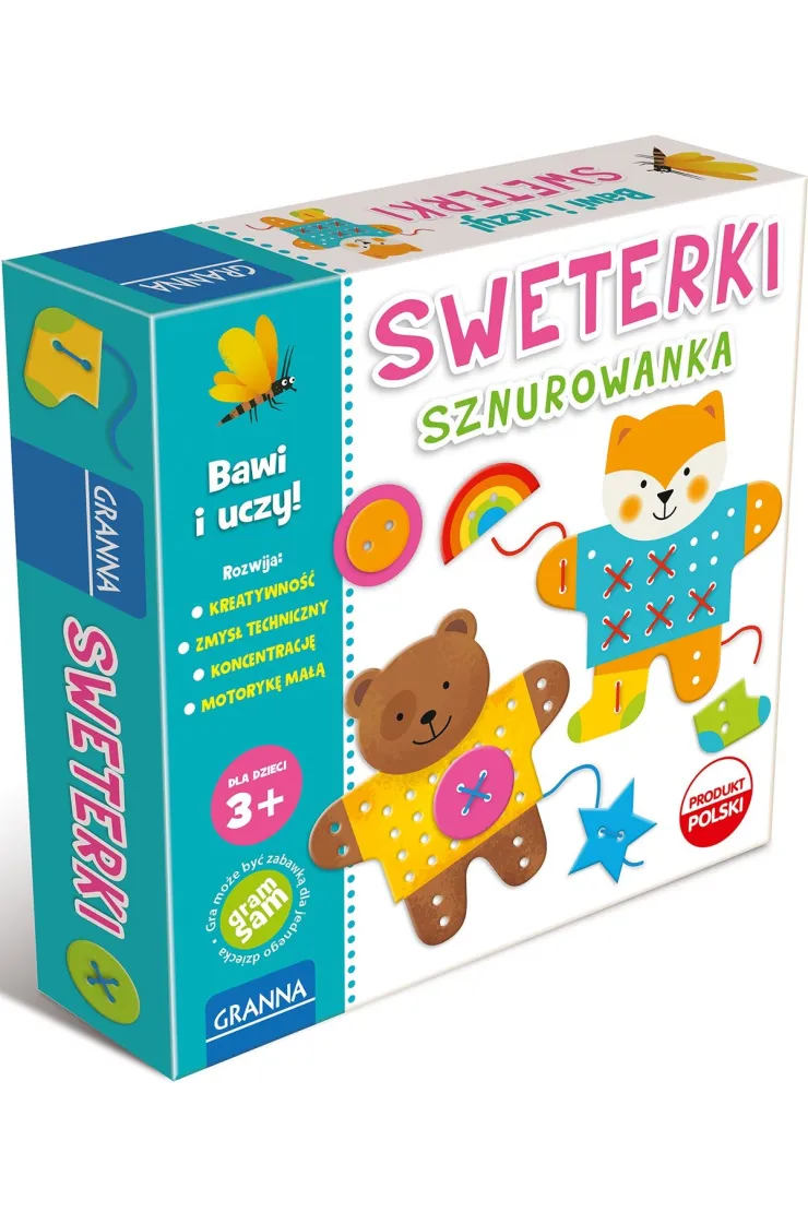 Sweterki. Sznurowanka