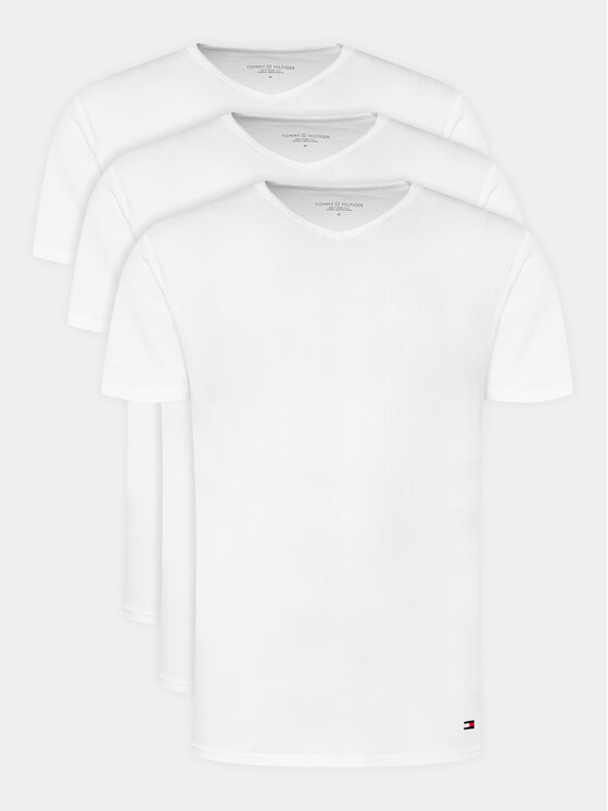 Tommy Hilfiger Komplet t-shirtów UM0UM03137 Biały Regular Fit