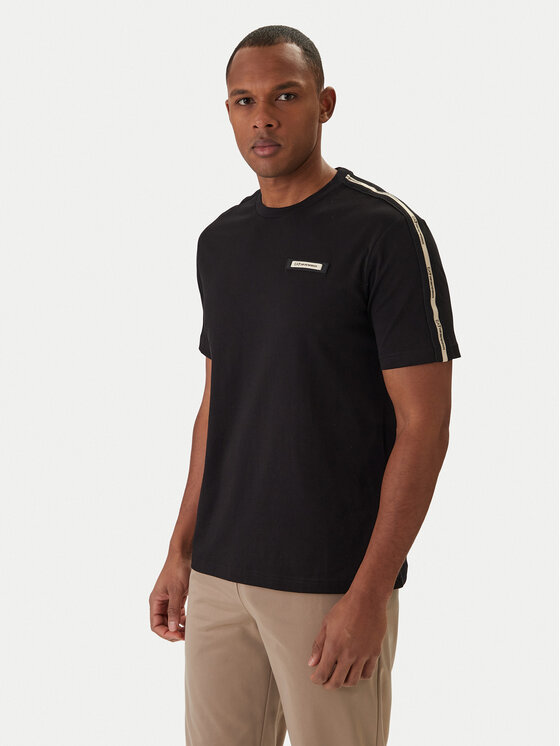 EA7 Emporio Armani T-Shirt 7M001476 AF10375 Czarny Regular Fit