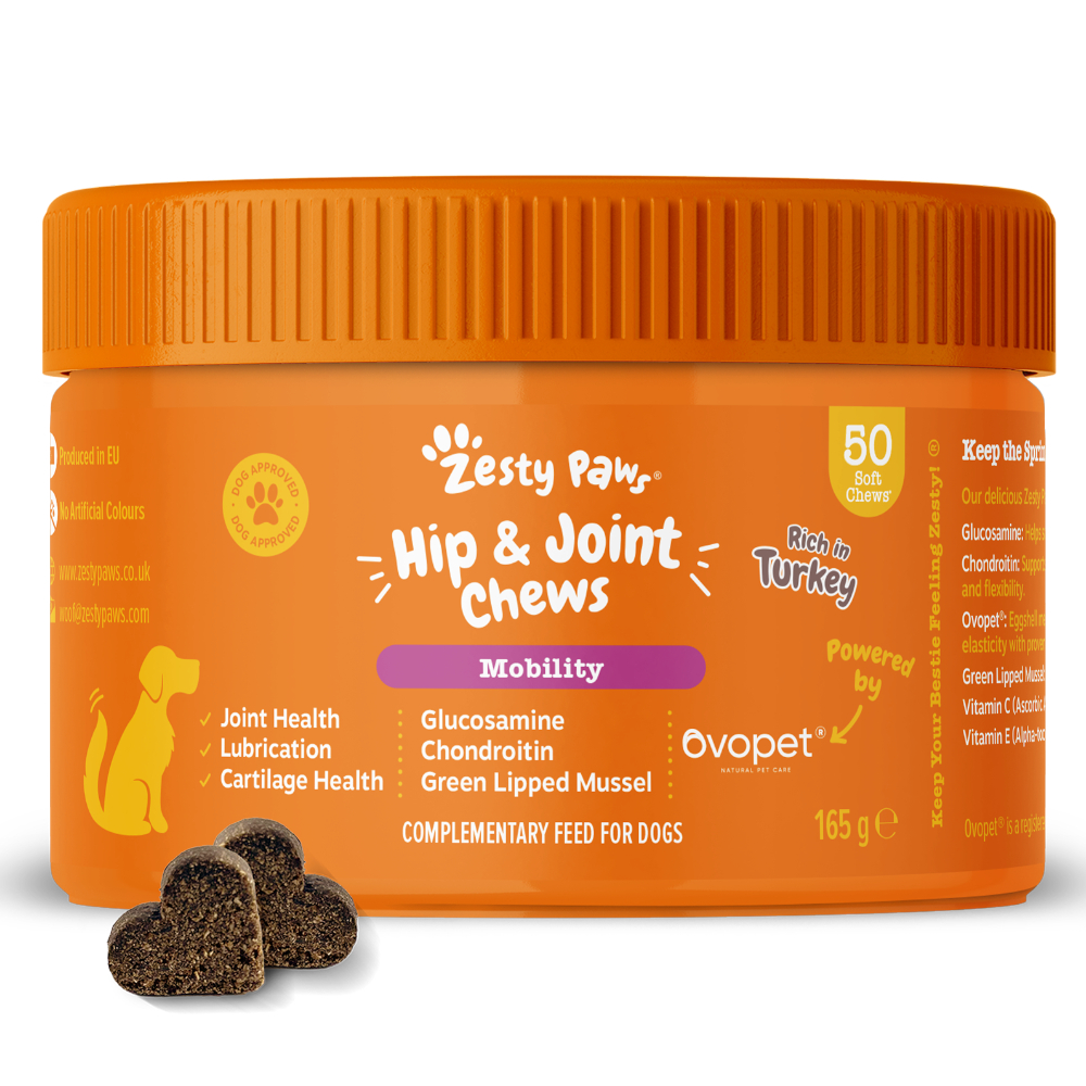 Zesty Paws Hip & Joint Chews, z indykiem - 50 tabletek do żucia