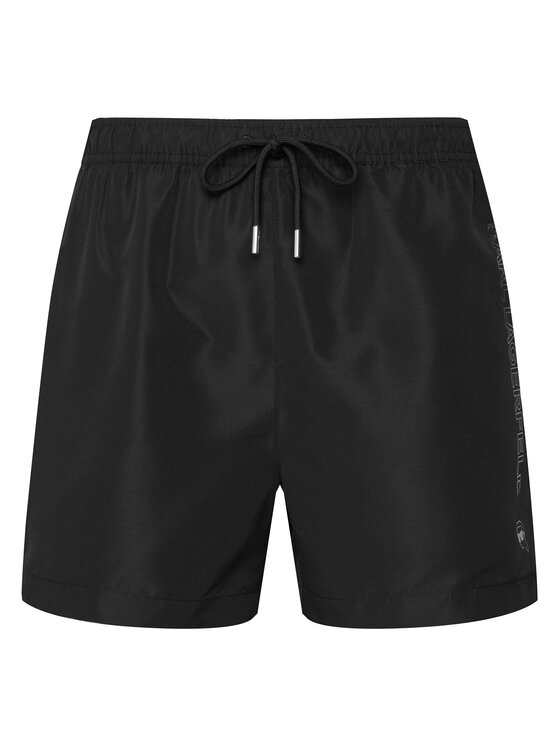 KARL LAGERFELD Szorty kąpielowe B1M46001 Czarny Regular Fit
