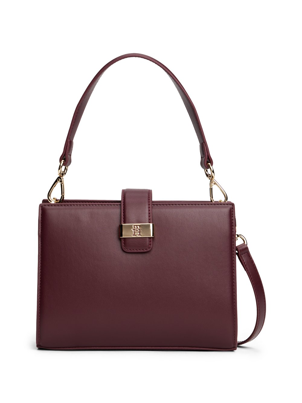 Tommy Hilfiger Damska torba na ramię Kobiety Sztuczna skóra czerwony, ONE SIZE
