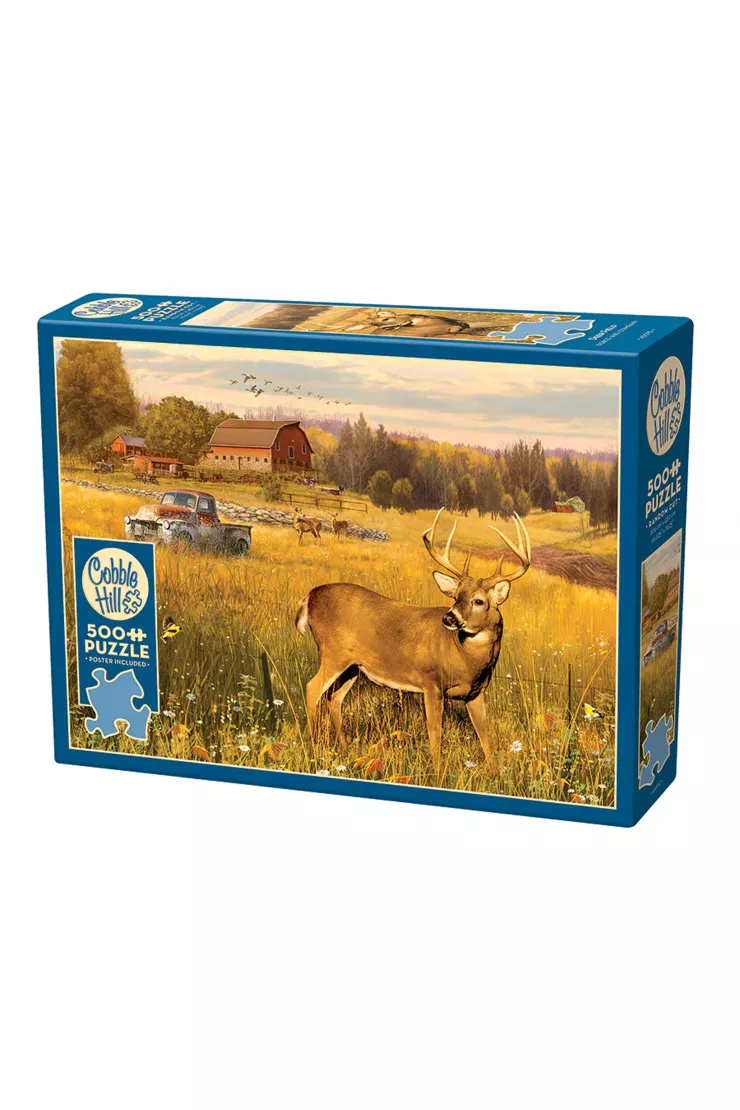 Puzzle 500 el. Jeleń na polu