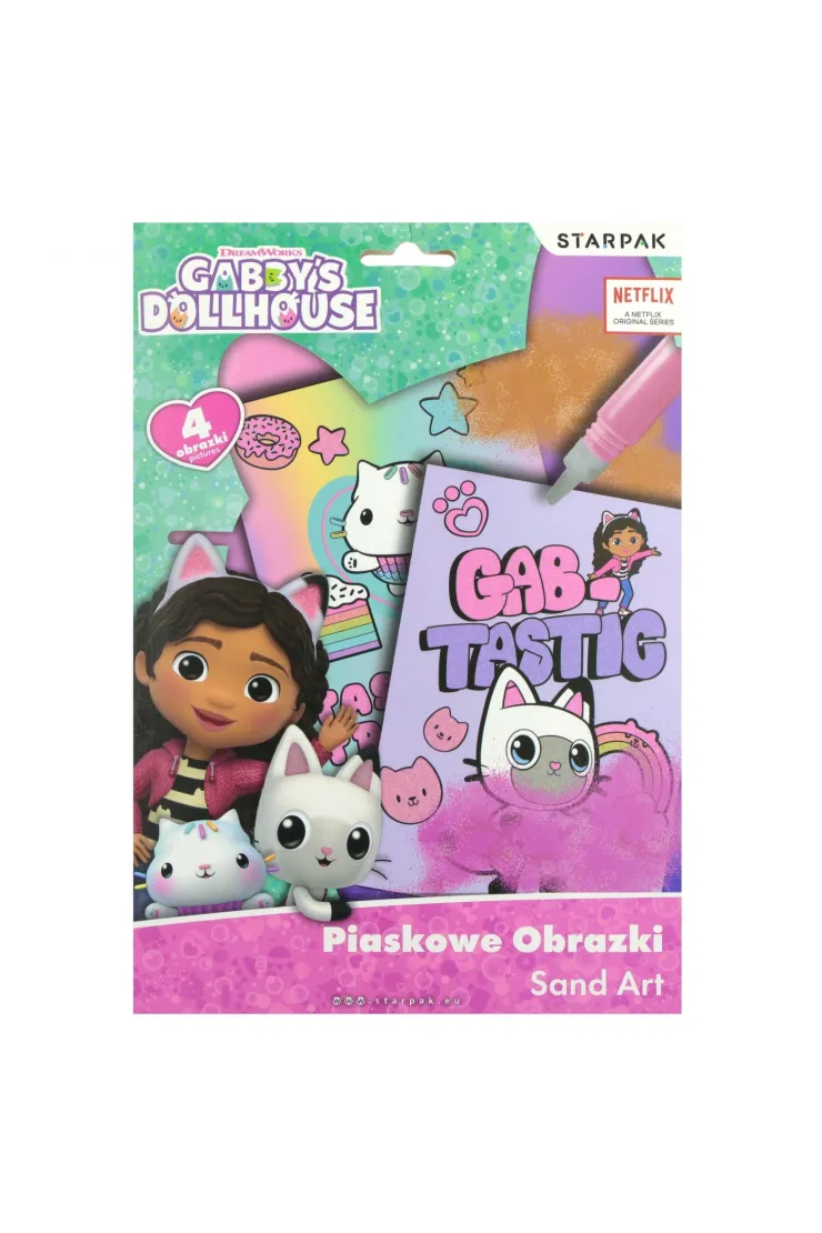 Zestaw kreatywny piaskowe obrazki Gabbys STARPAK 549176