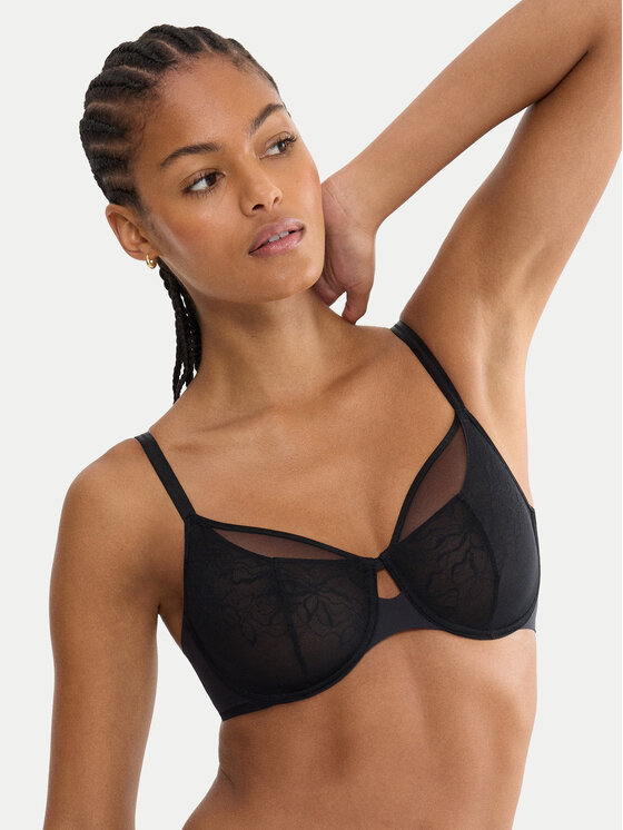 Triumph Biustonosz z fiszbiną Comfort Contour 10226401 Czarny