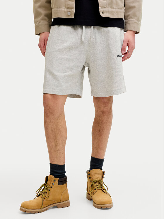 Jack & Jones Szorty sportowe Karl Norrebro 12292565 Écru Regular Fit
