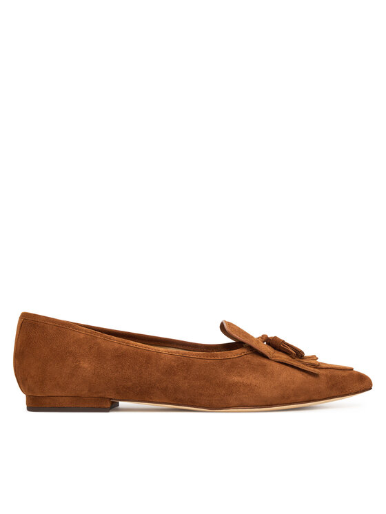 LAUREN RALPH LAUREN Baleriny 802P04175002 Brązowy