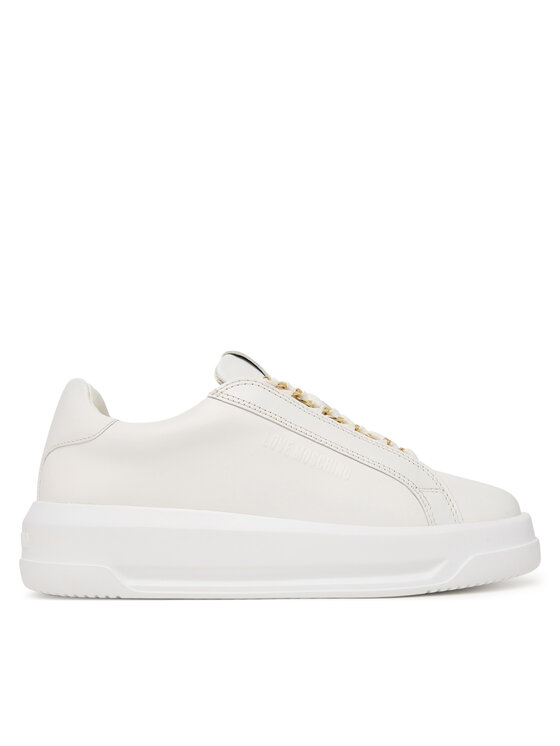 LOVE MOSCHINO Sneakersy JA15015G1OIA0100 Biały