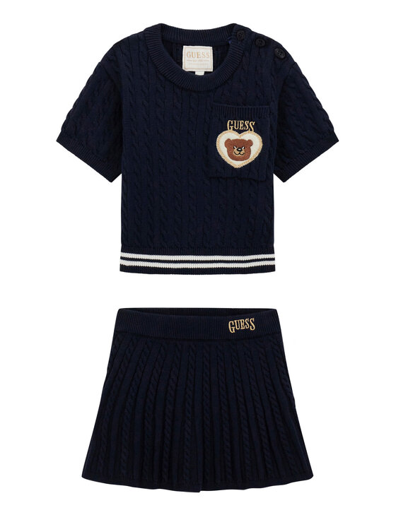 Guess Komplet dziecięcy K6RG08 Z37L1 Granatowy Regular Fit