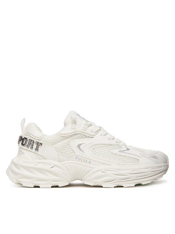 Plein Sport Sneakersy SAFS USC0931 STE003N Biały
