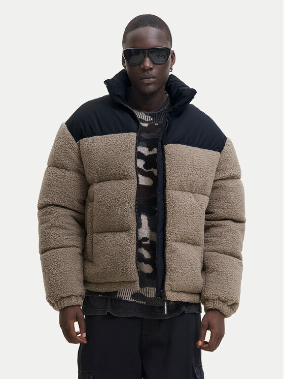 Jack & Jones Kurtka zimowa Flare Teddy 12286050 Beżowy Regular Fit
