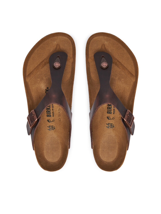 Birkenstock Japonki Gizeh 0743831 Brązowy