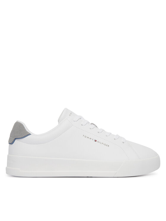 Tommy Hilfiger Sneakersy Th Court Core Ess Leather FM0FM05367 Biały