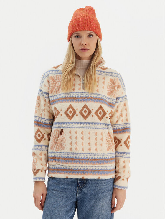 Roxy Polar Live Out Loud ERJPF03169 Beżowy Relaxed Fit miniaturka