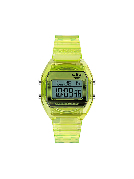 adidas Zegarek AO Street Digital Two Crystal AOST25538 Zielony