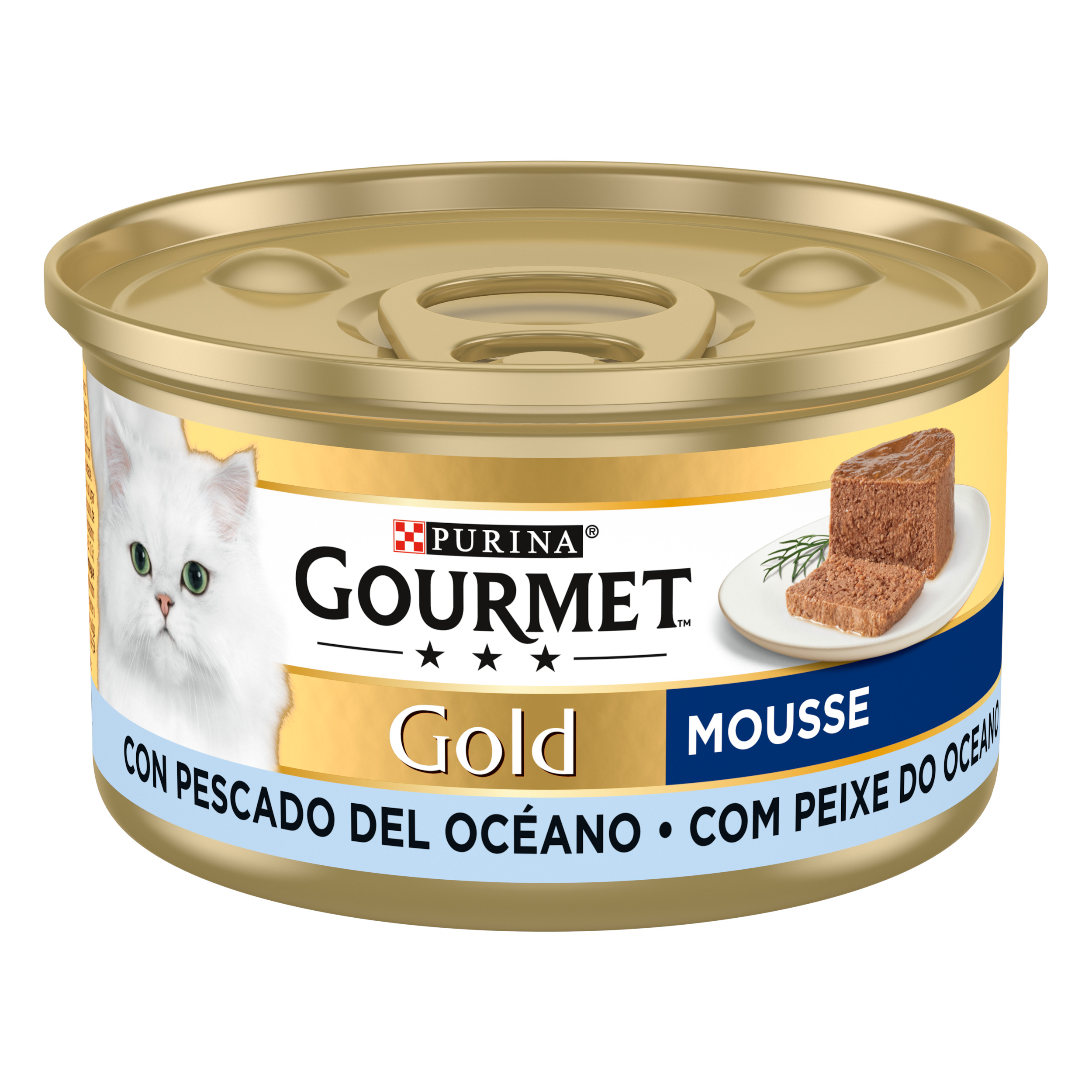 25% taniej! Gourmet, karma mokra, 24 x 85 g / 48 x 85 g / 52 x 85 g - Gold Mousse, ryby oceaniczne, 48 x 85 g