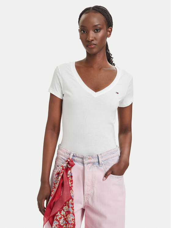 Tommy Jeans Komplet t-shirtów DW0DW21367 Kolorowy Slim Fit