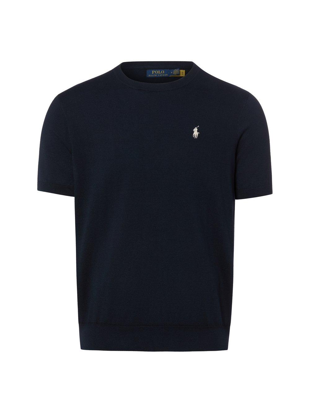 Polo Ralph Lauren Męska koszula z dzianiny Mężczyźni Bawełna niebieski, S